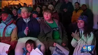 Friends, family anxiously watch men's olympic downhill race for Ryan Cochran-Siegle at Cochran's ...