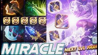 MIRACLE- ANTI-MAGE NEXT LEVEL FARMING! [Dota 2 7.39e]