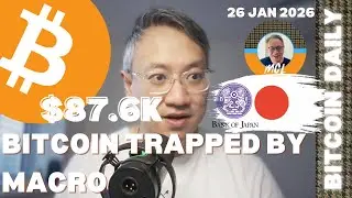 BITCOIN TRAPPED BY MACRO - DOWN DOWN DOWN!!!! Bitcoin Daily 26th January 2026