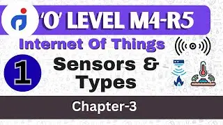 What is Sensor? | सेंसर क्या है? | Types of Sensors in IoT | O Level M4-R5 | IOT |  #APTINSTITUTE