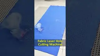 Laser Hole Punching for Nylon &ndash; Perfect for Sportswear, No Burrs, Adjustable Apertures#lasermarking