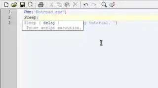AutoIT Coding Tutorial One: The Basics