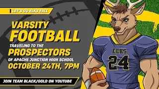 Football | Traveling to Apache Junction (Prospectors) - 10/24/2025 at 7pm