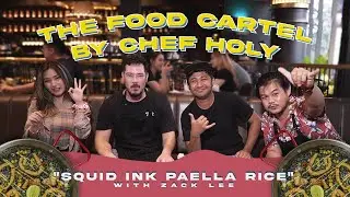 SQUID INK PAELLA RICE sama DON LEE & ANGELIA CHRISTY - THE FOOD CARTEL