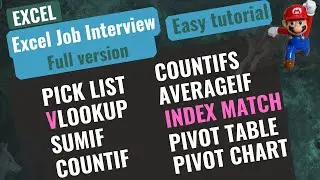 Excel Job Interview Questions and Answers -Full Interview- Step by Step Tutorial (+FREE Download)