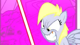 Reality Check fights the Sith Lord Derpy Whooves!