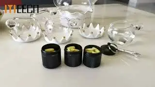 MEECN Three Layer Large Pill Organizer Pill Box, Aluminum Waterproof Pill Container, Pill Holder can
