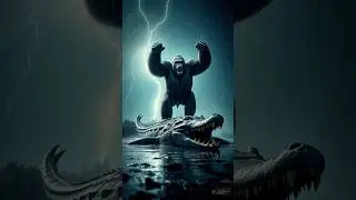 Kong vs Giant Animals vs Monsters (Ananconda, Scorpion, Minotaur, Kraken, Godzilla) #shorts