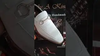 White Leather Shoes 100% Handmade by King's Footwear . #kingsfootwear