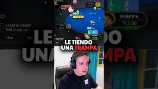 Tendiendo una TRAMPA con ASES. 😈&iquest;Funcionar&aacute;? 🤔 #pokeronline #pokerstars #poker
