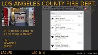 Stream 9 - LACoFD - LA Captain - Ninth Scanner Feed - 27-Jan-2026 - Stream 9