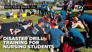 PBA nursing students take part in realistic disaster drill on campus