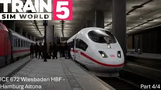 ICE 672 Wiesbaden HBF - Hamburg Altona l TSW5 l Part 4/4
