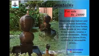 Outdoor Garden Water Fountain / Water pond