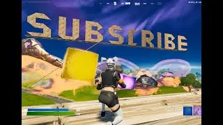 The Golden Cube Awakening Purple Cube - Mini Fortnite Live Event - Built Huge SUBSCRIBE text #shorts