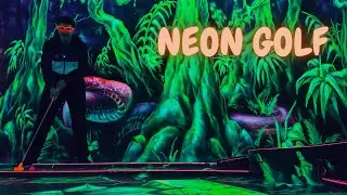 I Tried Blacklight Mini Golf... Here's What Happened!