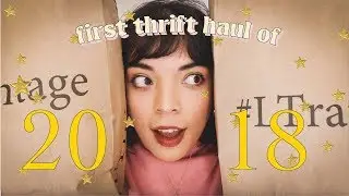 🌟 first thrift haul of 2018.