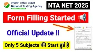 UGC NET Application Form Update | NTA NET Notification 2025 | CSIR UGC NET 2025 | UGC NET MENTOR