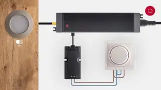 H&auml;fele Loox interface voor 220V-dimmer; installatie en gebruik