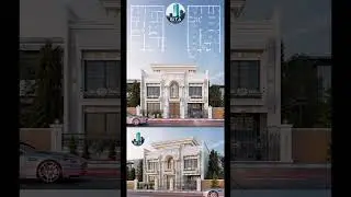 🏛 Modern Royal Mansion Design by BITA Architects | Luxury Duplex House with Floor Plan 🏡#LuxuryHome