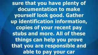 First Time Buyer Auto Loan