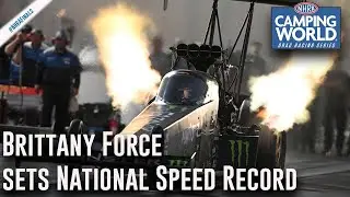 Бриттани Форс устанавливает национальный рекорд скорости Top Fuel