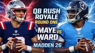 Preview - Drake Maye vs Cam Ward | NO Passing | Winner Advances | QB Rush Royale Round 1 | Madden 26