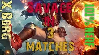 ULTIMATE X. BORG GAMEPLAY, with SAVAGE