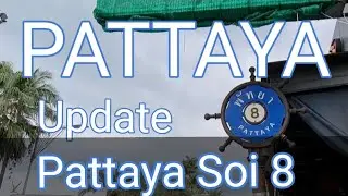 🔴 PATTAYA To Day 【4K】/ Walking Through Soi 8 Pattaya Thailand