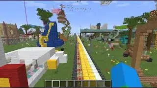 Minecraft into the forever world: Troll movie builds (Poppy & Branch)