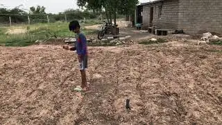 Bore point identification by 11 years old boy