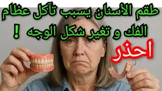 احذر تركيبات الأسنان المتحركة تسبب تآكل عظام الفك و تغير شكل الوجه !