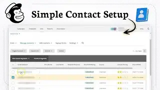 How to Add Contacts to mailchimp (for email lists)