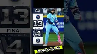 TORONTO BLUE JAYS 13-4 SEATTLE MARINERS - MLB - Azulejos ganan el Juego 3 de la SCLA a base de poder