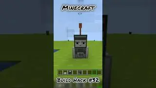 Minecraft Build Hack #32 Mini Robot #minecraft #buildhacks #lifehacks #viralvideo #shorts