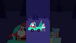 Santa 🎅 #motion #design #snow #santa #newyear #2024 #winter #animation #анимация #multiplication