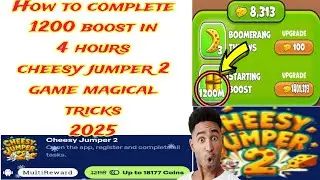 How to Reach Lunch Boost of 1200 cheesy jumper 2 game 2024