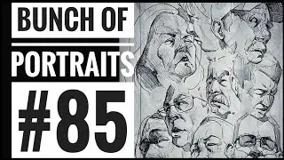 Filling my sketchbook with portrait studies #85