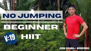 No Jumping Cardio  - No Equipment  - Beginner HIIT  - Workout at Home//19