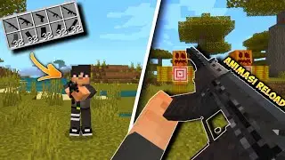 GILEE ANIMASI SENJATANYA KEREN!!   | Stellars Modernwarfare Addon MCPE V 1.18+