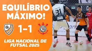 ⚔️ EQUIL&Iacute;BRIO TOTAL! CARLOS BARBOSA E CORINTHIANS FICAM NO EMPATE NAS OITAVAS DA LNF!