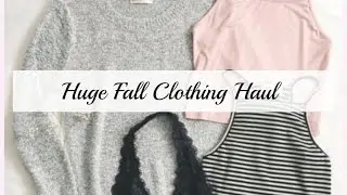 HUGE FALL CLOTHING HAUL 2016 ♡