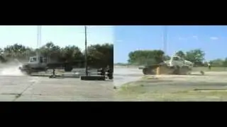 Vehicle Crash Test - Ground Retractable Automobile Barrier (GRAB&reg;) vs Bollard