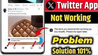 Twitter App Not Working | Twitter oops something went wrong problem 