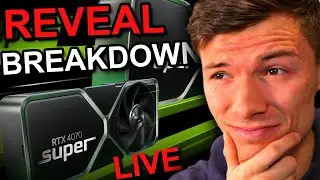 Nvidia и AMD на CES 2024: реакция и анализ в прямом эфире! | (RTX 40-Series Super, RX 7600 XT?)