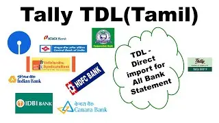 IMPORT BANK STATEMENT (XLS, CSV) DIRECT TO TALLY