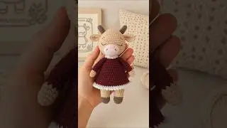 Amigurumi Cow Crochet Pattern PDF | Cute Farm Animal Plush Toy | Easy Beginner Crochet Tutorial