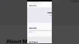 portfolio html css javascript 2024 #shorts  #ytshorts #technology