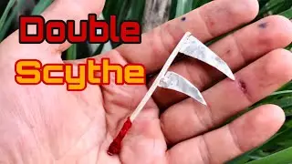 DIY Tiny Silver Double Scythe |Silverworking Art