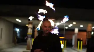 Fire Staff performance at Firehouse Art Center - Longmont, CO - January 3, 2026